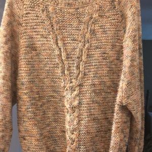 Jessica Simpson multi-colored knit crop sweater. Size Medium. This is a reposh.